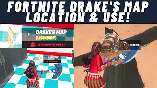 How to use Drakes Map Location in Fortnite [upl. by Enyahc907]