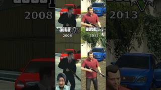 Glass Comparison GTA IV vs GTA V 🎮 shorts gta gta5 gtaiv gta6 funny [upl. by Hellene51]