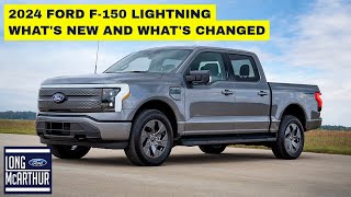 ALL the CHANGES to the 2024 Ford F150 LIGHTNING [upl. by Otreblide414]