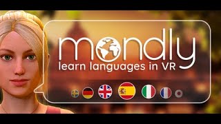 Mondly Practice Languages in VR  FAST PREVIEW APPLICATION MECHANICS  META QUEST  NO COMMENTING [upl. by Joses]