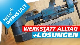 WERKSTATT ALLTAG LÖSUNGEN  Schraubstock platzsparend unterbringen [upl. by Areek]