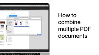 How to combine PDF files on Mac [upl. by Aivlis]