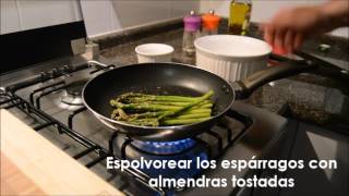 Receta de salmón con espárragos [upl. by Ibocaj]