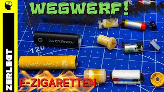 Abgeraucht quotVapeWarequot EZigarette zerlegt  Wegwerfware [upl. by Nivi]