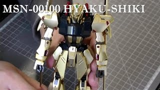 03END MG 1100 건담 백식 Ver20 MG MSN00100 HyakuShiki Ver20  Insubs Hobby Life124 [upl. by Nemra]