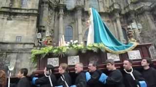 Procesiones Cofradía Franciscana de La Vera Cruz de Santiago Semana santa 2013 [upl. by Aleydis]