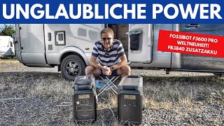 POWER ohne Ende  Weltneuheit  Fossibot F3600 PRO [upl. by Patrich]