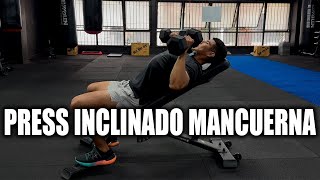 PECHO  PRES INCLINADO MANCUERNA [upl. by Akehsar]