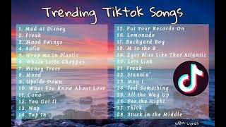 Tiktok Hits  Trending Tiktok Songs  WBM Lyrics [upl. by Iy]