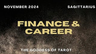 ♐️ SAGITTARIUS 💵MONEY TAROT READING 🔮NOVEMBER 2024 [upl. by Eilsek213]