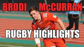 Brodi McCurran  Kobelco Steelers  Rugby Highlights 2019  2021 [upl. by Alleuqahs]