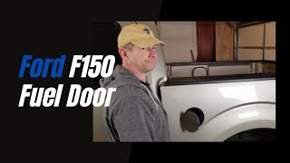 BAD DESIGN Ford F150 Fuel door wont stay closed f150 ford fuel gas loose open [upl. by Nodnek727]