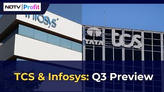 TCS amp Infosys Q3 Results Preview  NDTV Profit [upl. by Lalitta]