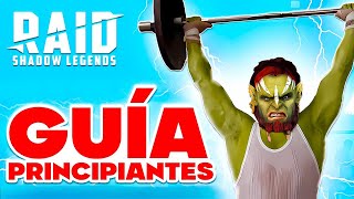 Como Empezar en Raid Shadow Legends☀️Guía Principiantes y Como Subir Rapido de Nivel☀️ 2024 [upl. by Avitzur]