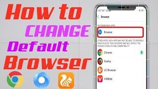 How To Make Chrome Default Browser on Android  How to change default browser on oppo phones [upl. by Odille357]