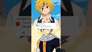 Meliodas vs Natsu Seven Deadly Sins vs Fairy Tail [upl. by Peltz]