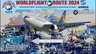 WorldFlight 2024 Day 4  United Parcel States of America iniBuild A300 [upl. by Suivatal124]