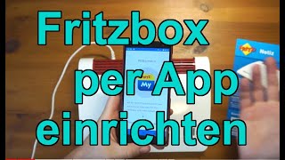 FritzBox 7590 einrichten mit der MyFritz App  DSL einrichten mit Internet verbinden WLAN ändern [upl. by Esialb735]