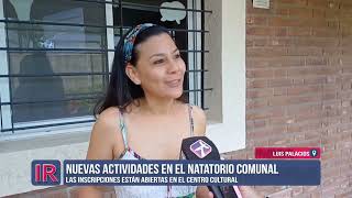 Nuevas actividades en el natatorio comunal palacense [upl. by Lavelle]