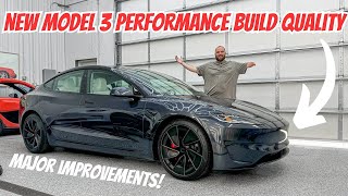 New Tesla Model 3 Performance Refresh InDepth Build Quality Analysis [upl. by Nebur]