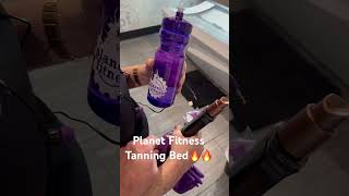 Planet Fitness Tanning Bed shorts tanning [upl. by Lluj852]