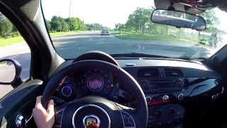 2013 Fiat 500C Abarth Cabrio  WR TV POV Test Drive [upl. by Orfurd]