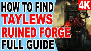 Elden Ring DLC How to Go to Taylews Ruined Forge Location  Elden Ring Shadow of the Erdtree [upl. by Terag]