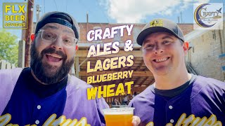 Crafty Ales amp Lagers  Blueberry Wheat American Pale Wheat Ale  Beer Review 553 [upl. by Marcus]