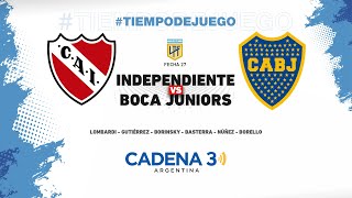 INDEPENDIENTE vs BOCA JUNIORS  Liga Profesional de Fútbol  Fecha 27  Cadena 3 Argentina [upl. by Cirri]