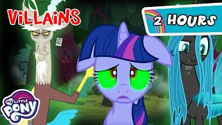 VILLAIN Episodes 😈🖤🧪  My Little Pony Friendship is Magic 🦄  Full Episodes  2 hours [upl. by Inava]