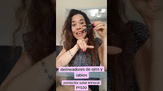 Delineadores Ojos Labios ProtectorSolarMineral MaryKay [upl. by Yruj]