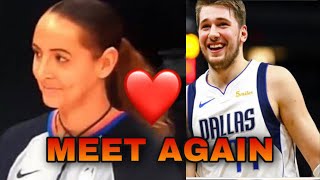 Luka Doncic meets Ashley Moyer Gleich again second time Fouling N’ Love series [upl. by Scrogan]