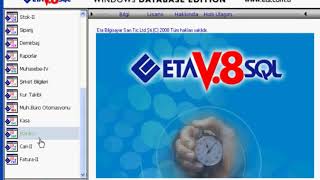 ETA SQL ve ETA V 8 SQL  Banka İşlemleri [upl. by Limber]