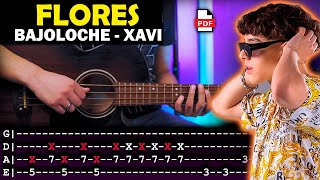 Flores I Xavi I Adornos I Tutorial Bajoloche I TABS  PDF [upl. by Croydon]