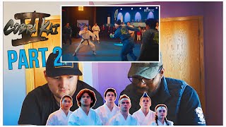 Reacting to cobra Kai season 6 part 2 trailer [upl. by Lavella]