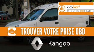 Prise OBD Renault Kangoo 20032010  Où trouver mon connecteur OBD2 [upl. by Adnilrem986]