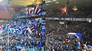 Fedelissimi Ultras Sampdoria In Derby  Genoa vs Sampdoria  Ultras Way✔ [upl. by Yenittirb]