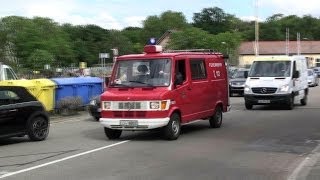 PKW  FüKW87 der Berufsfeuerwehr Ludwigshafen bei Großbrand [upl. by Brock857]