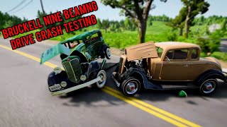 BeamNG Drive 034 Bruckell Nine crash test [upl. by Yellas]