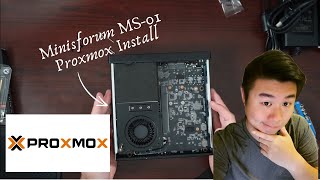 Install Proxmox on Minisforum MS01 for my Homelab [upl. by Nevar]