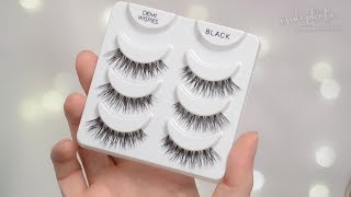 Ardell Demi Wispies Lashes Review amp Demo  CORRIE V [upl. by Eckardt29]