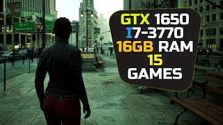 GTX 1650  I7 3770  Test In 15 Games [upl. by Rupert]