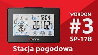 3 Stacja pogodowa VORDON SP17B [upl. by Noedig423]