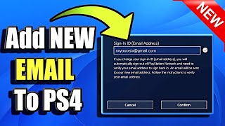 How to Change PSN Email Address on PS4 Best Method [upl. by Alohcin]