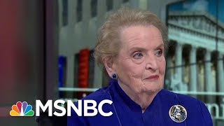 Madeleine Albright The Tone Of Donald Trumps Speech Was Really Bad  Morning Joe  MSNBC [upl. by Phillis304]