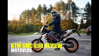 KTM SMC 690 REVIEW MotoVlog Apžvalga [upl. by Seluj]