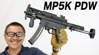 Enhanced MP5K PDW CYMA CM041L 電動ガン レビュー [upl. by Towney]