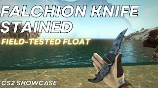 Falchion Knife Stained FieldTested  CS2 Skin Showcase 974 [upl. by Drofxer]