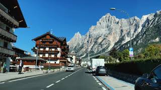 Driving Cortina DAmpezzo Italy 4K UHD 60FPS [upl. by Benn]