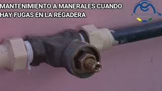 Mantenimento de manerales de una regadera  Video 98 [upl. by Anippesuig]